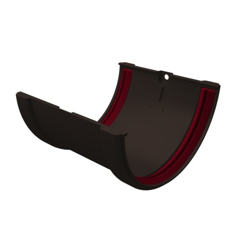 Соединитель желобов ПВХ Grand Line Коричневый (RR32)